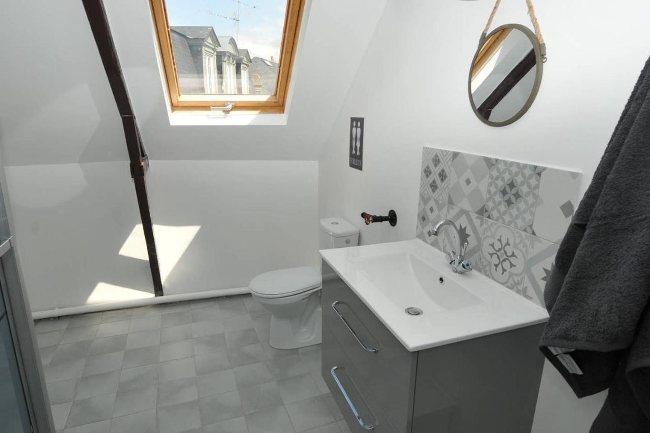 Ferienwohnung Vue Sur Les Toits, 35M2 Hyper Centre Honfleur Exterior foto